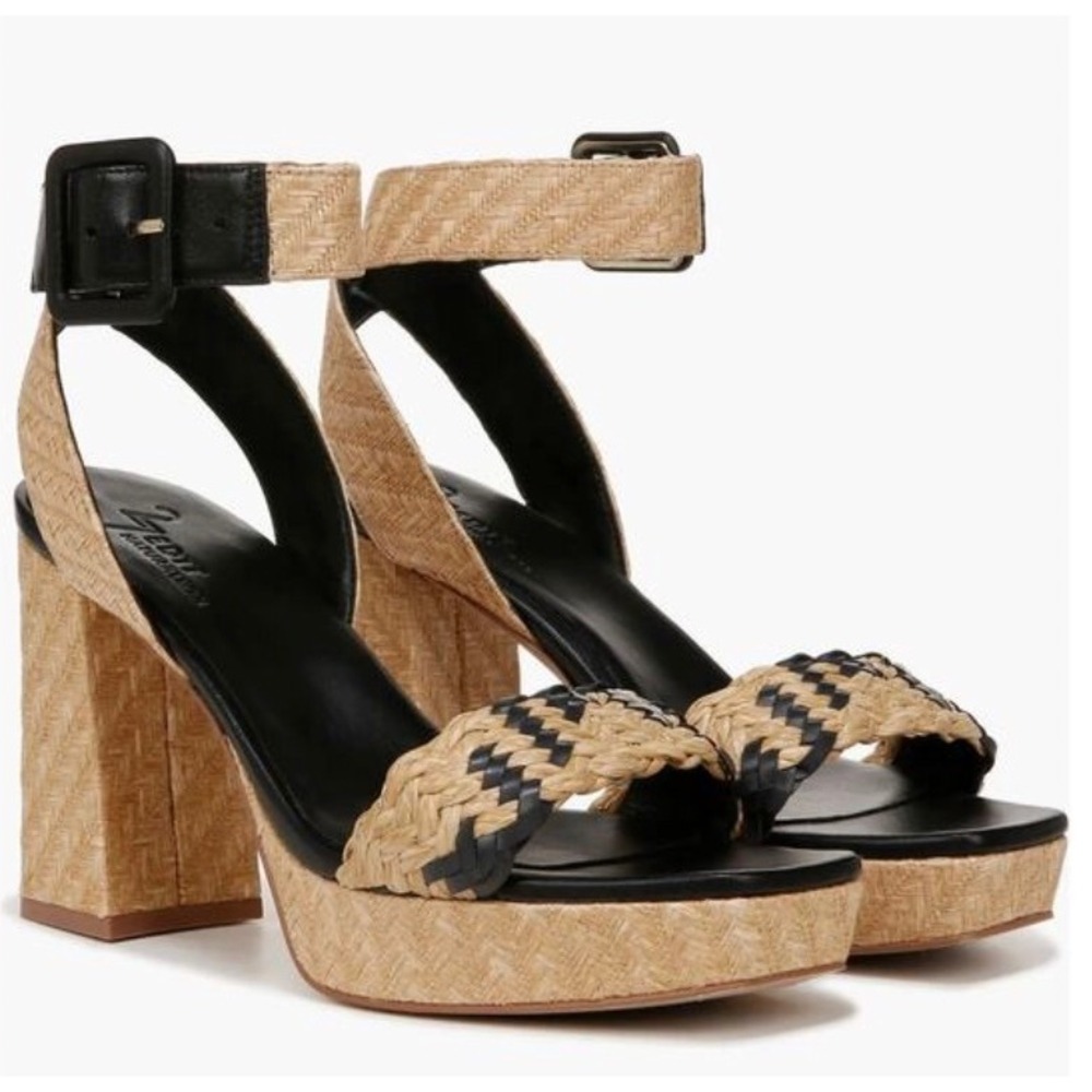 Naturalizer 27 Edit Resortwear Jaselle Ankle Strap Platform Sandal SZ 9.5
